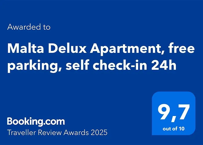 Апартаменты Malta Delux Apartment, Free Parking, Self Check-in 24h, Air-conditioning