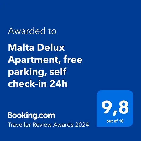 Malta Delux Apartment, Free Parking, Self Check-in 24h, Air-conditioning *