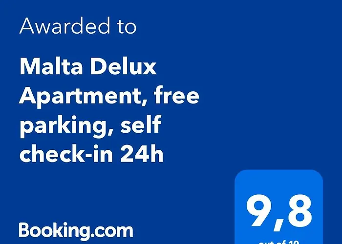 Malta Delux Apartment, Free Parking, Self Check-in 24h, Air-conditioning *